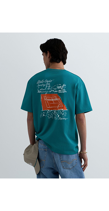 REPLAY &times; Monte Carlo Country Club オーバーサイズ Tシャツ 詳細画像